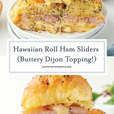 baked ham sliders with buttery dijon and poppy seed topping