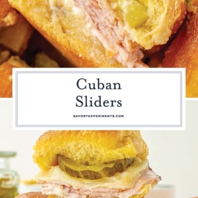 collage of cuban sliders