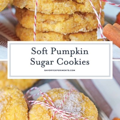 collage of drop pumpkin cookies