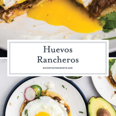 collage of huevos rancheros