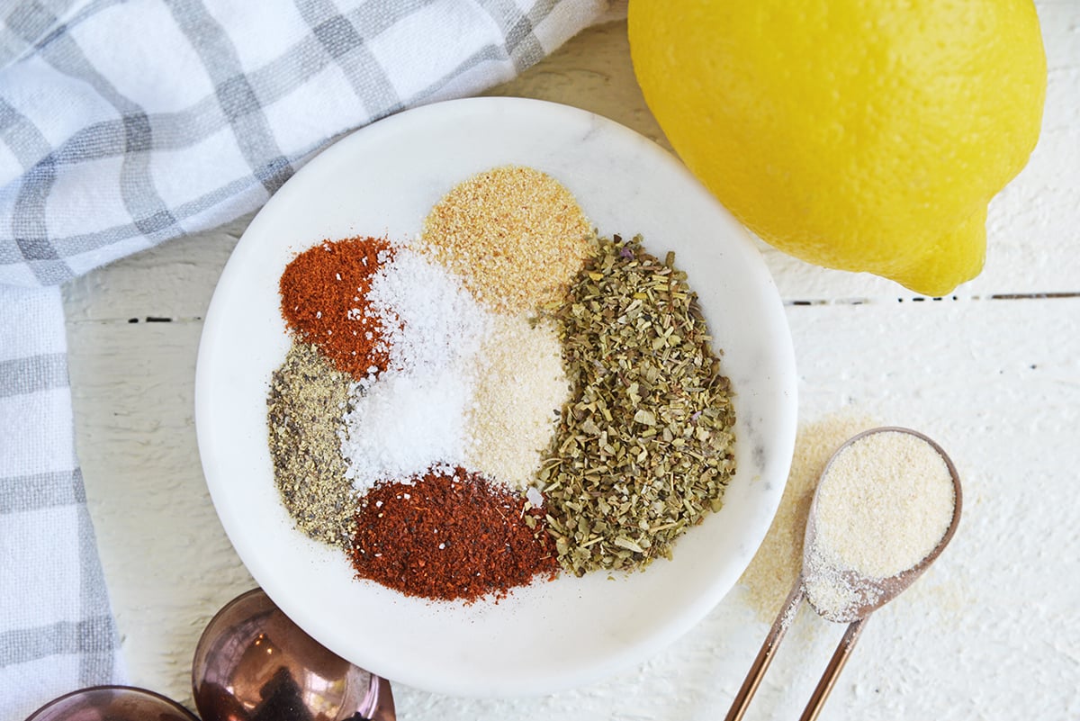 bowl of blackened seasoning ingredients