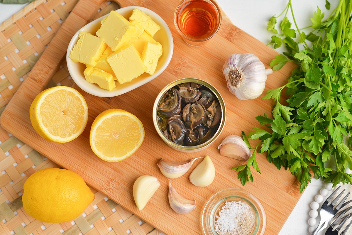 ingredients to make a french escargot recipe