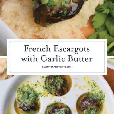 french escargots with garlic butter for pinterest