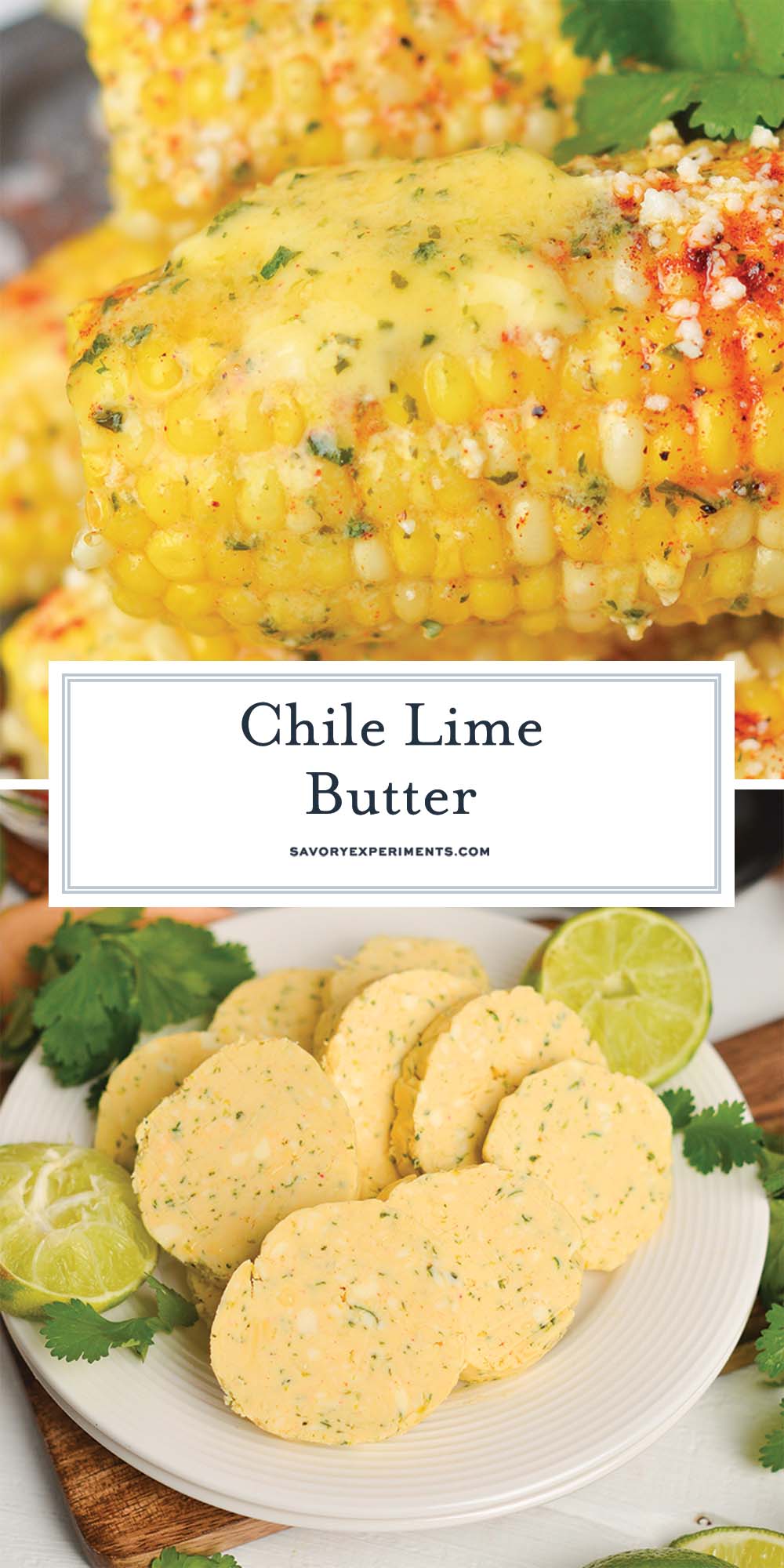 collage of chile lime butter