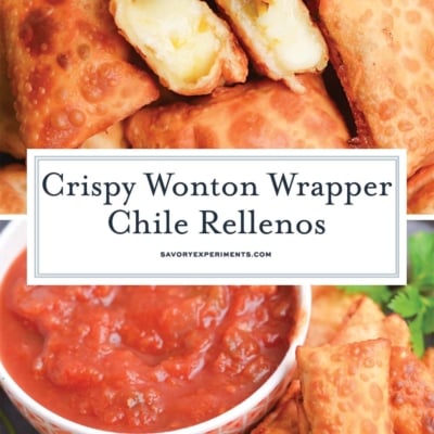 crispy wonton wrapper chile rellenos for pinterest