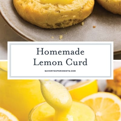 collage of lemon curd