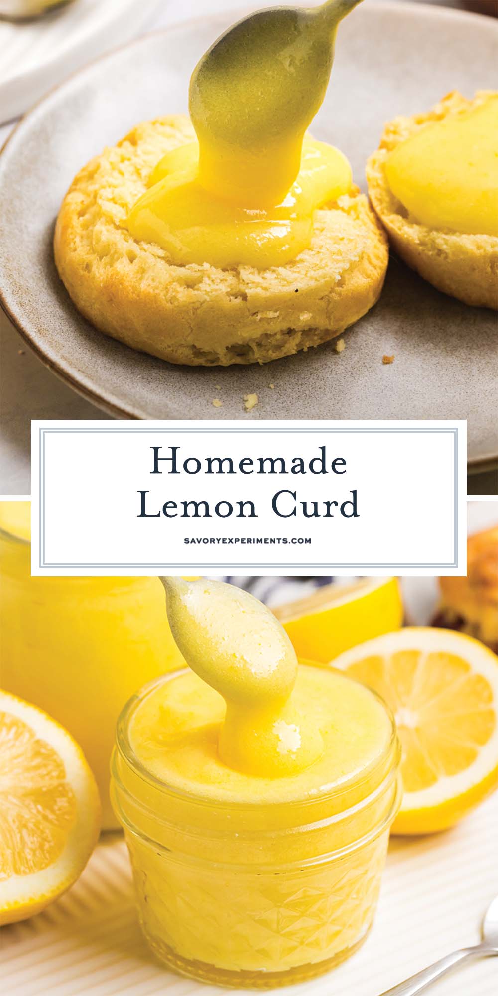 collage of lemon curd