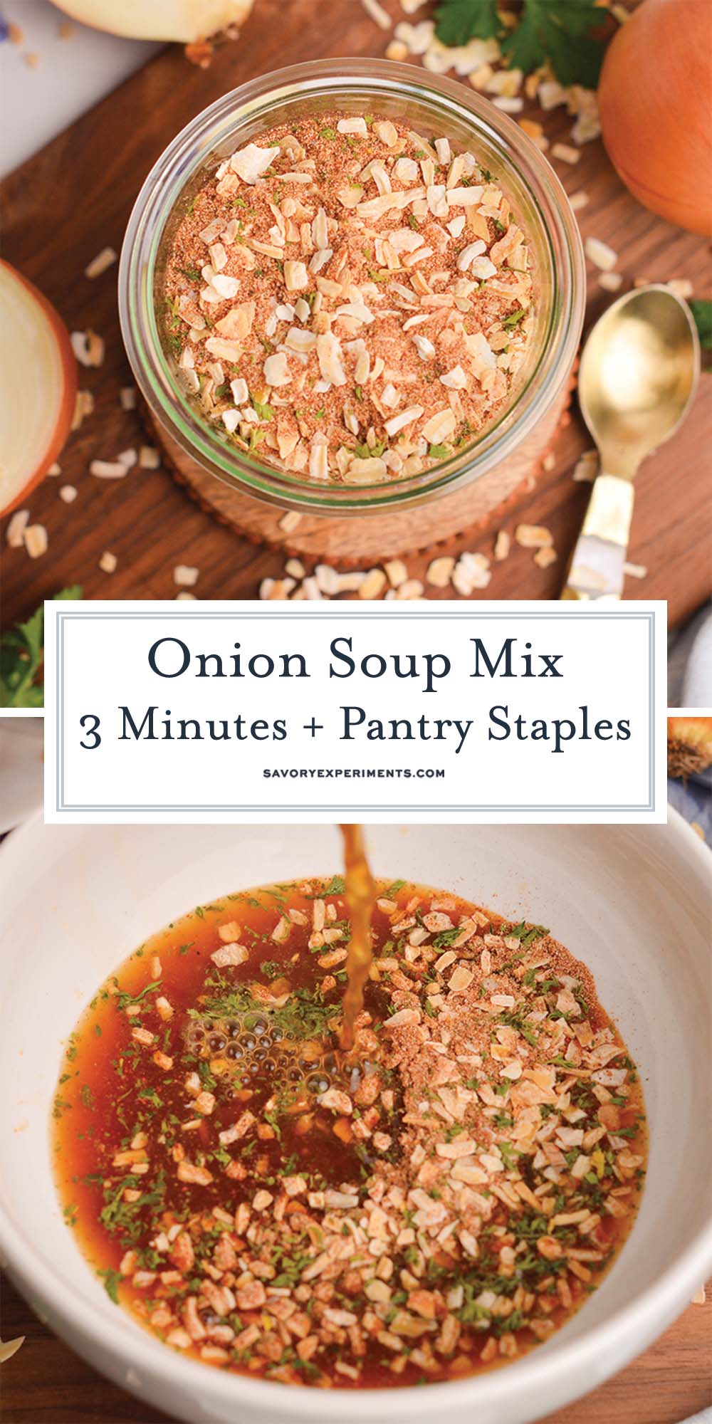 collage of dry onion soup mix recipe for pinterest