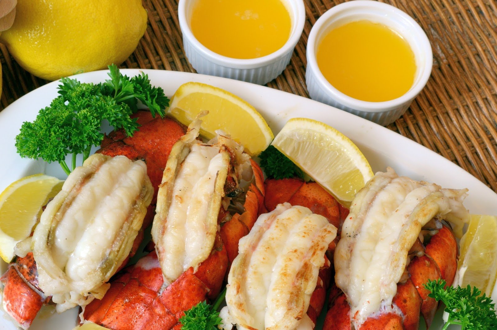 Broiled Lobster Tails with Clarified Lemon Butter Lobster Tail Recipe
